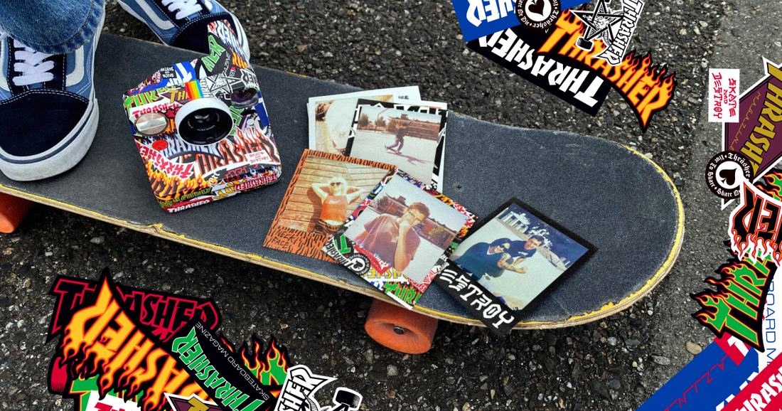 Polaroid x Thrasher limited-edition instant camera and i-Type film