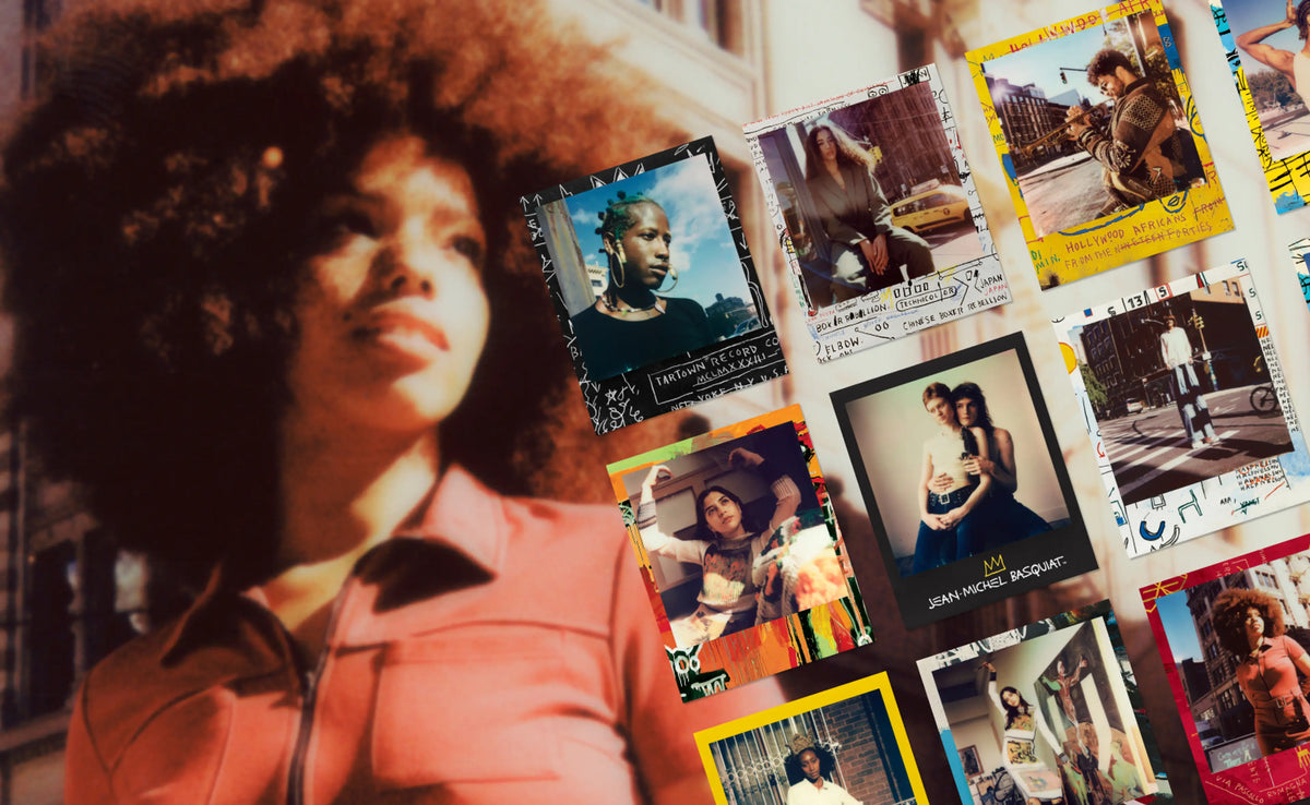 Polaroid Color i-Type Film Basquiat Edition with collectible artwork frames