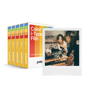 Polaroid Color i-Type 彩色即影即有相紙五盒裝－40張白框
