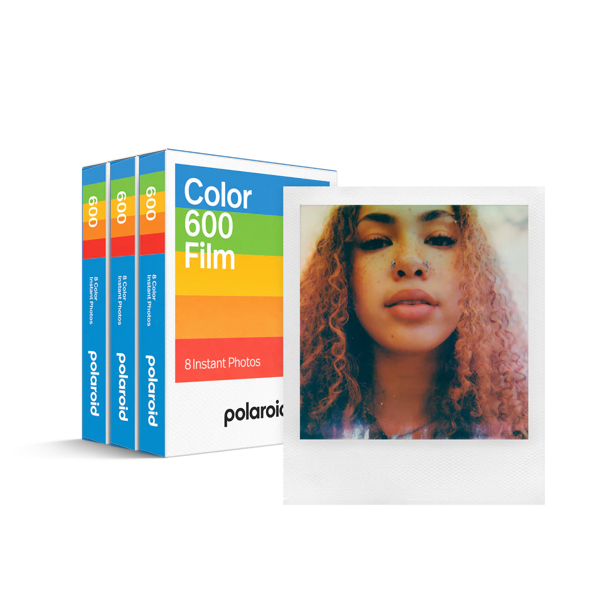 Polaroid Color 600 Film Triple Pack – White Frame – product main image