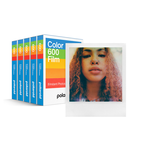 Polaroid Color 600 彩色即影即有相紙五盒裝－40張白框