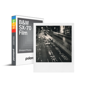 Polaroid B&W SX-70 黑白即影即有相紙－8張白框