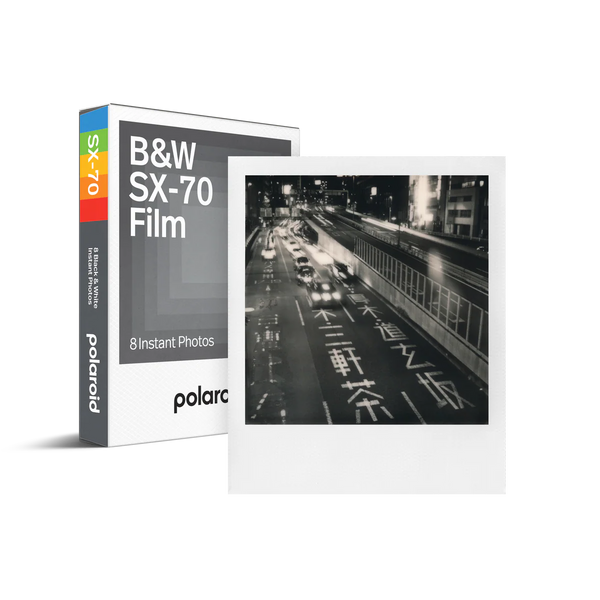 Polaroid B&W SX-70 黑白即影即有相紙－8張白框