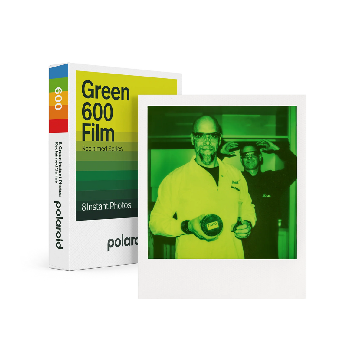 Polaroid Green 600 Film – Reclaimed Series – product main image