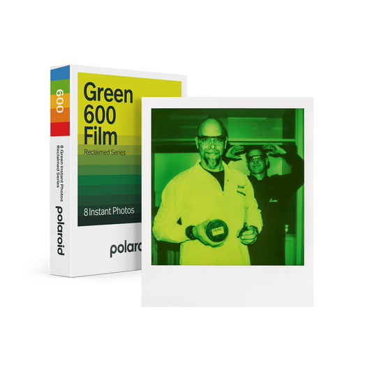 Polaroid Green 600 Film – Reclaimed Series – product main image