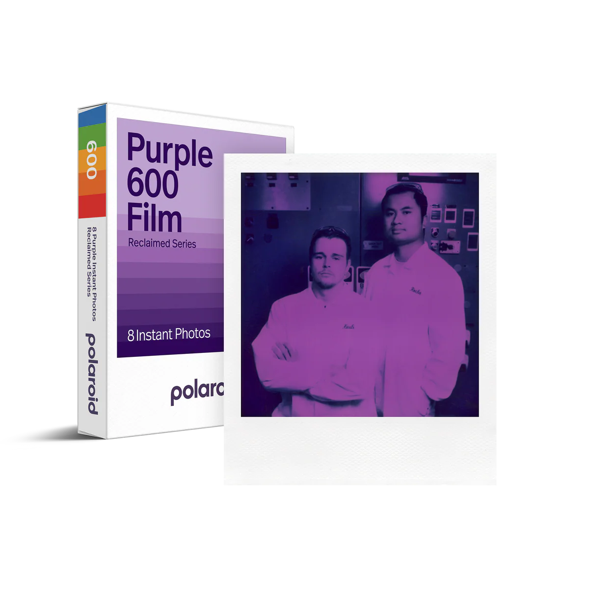 Polaroid Purple 600 Film – Reclaimed Series – product main image
