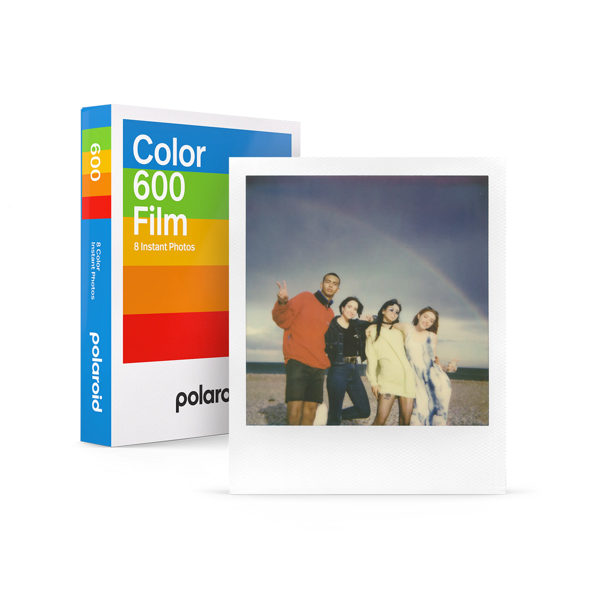 Polaroid Color 600 Film – White Frame – product main image