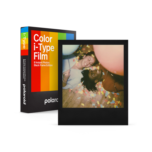 Polaroid Color i-Type Film – Black Frame – product main image