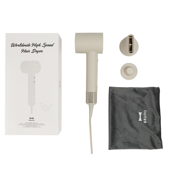 BRUNO BAK811 hair dryer retail box and included accessories