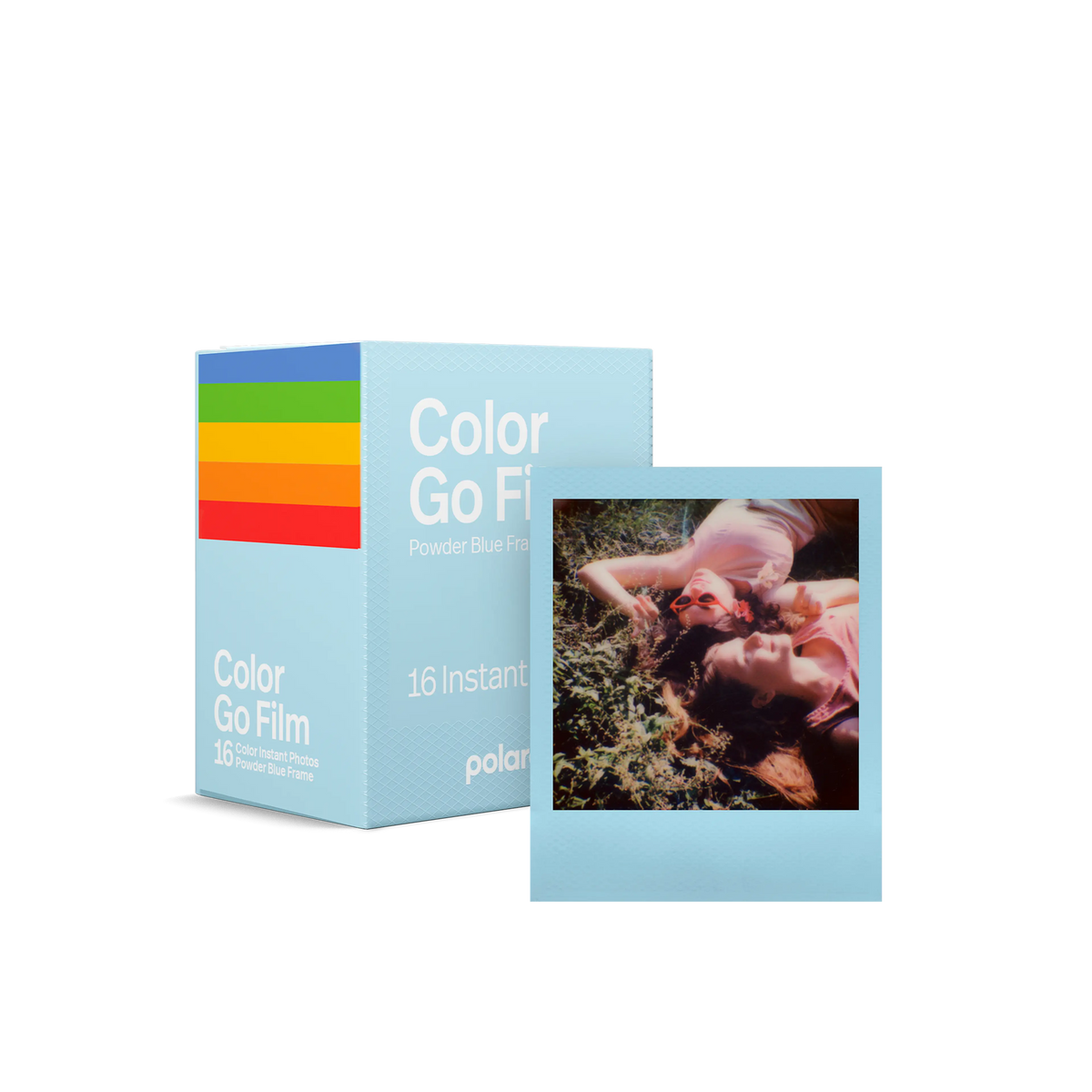Polaroid Go Color Film Double Pack – Powder Blue Frame – product main image