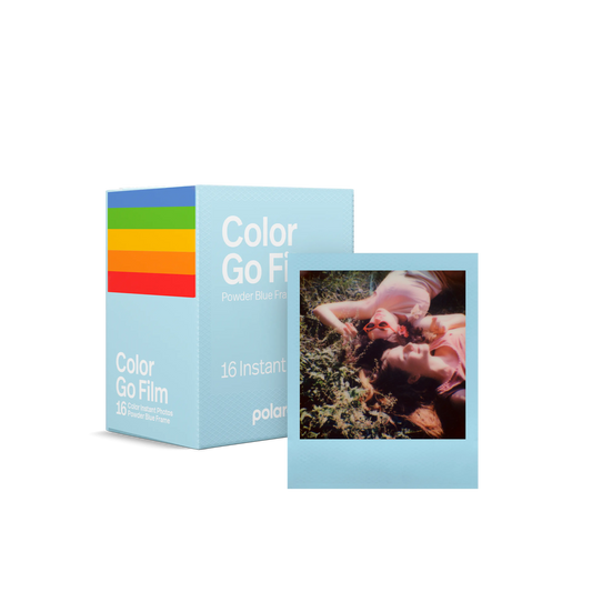 Polaroid Go Color Film Double Pack – Powder Blue Frame – product main image