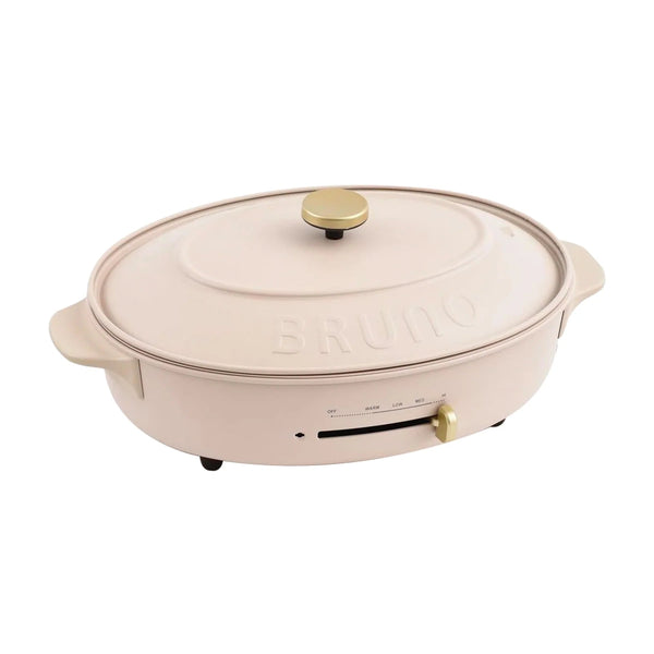 BRUNO Oval Hot Plate BOE053 in Pink Beige